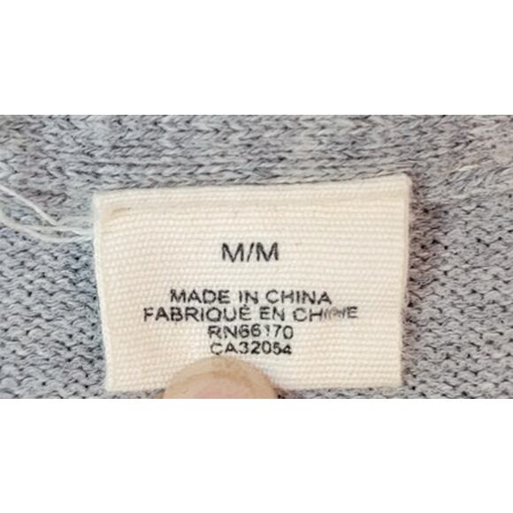 Moth by Anthropologie “Shoaling Gleam” Pullover – Gray with Fish Print – Medium - Picture 7 of 10